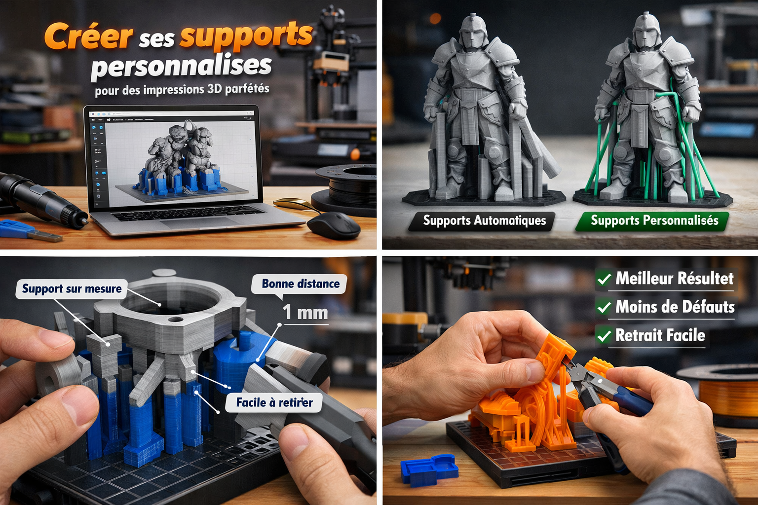 Créer ses supports personnalisés pour des impressions 3D parfaites