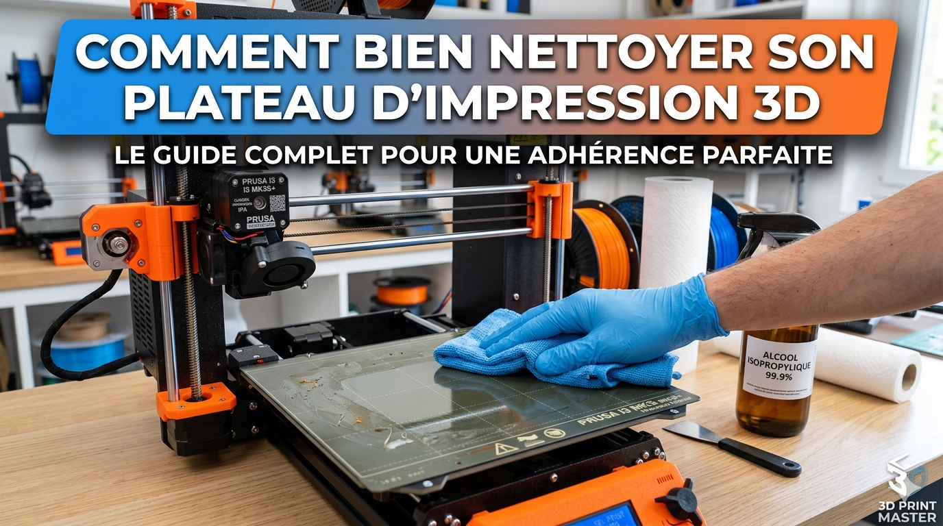 Comment bien nettoyer son plateau d’impression 3D