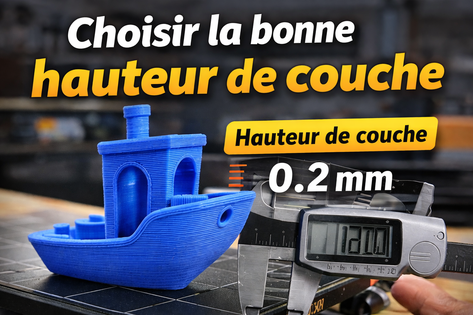 Comment choisir la bonne hauteur de couche en impression 3D (guide complet)