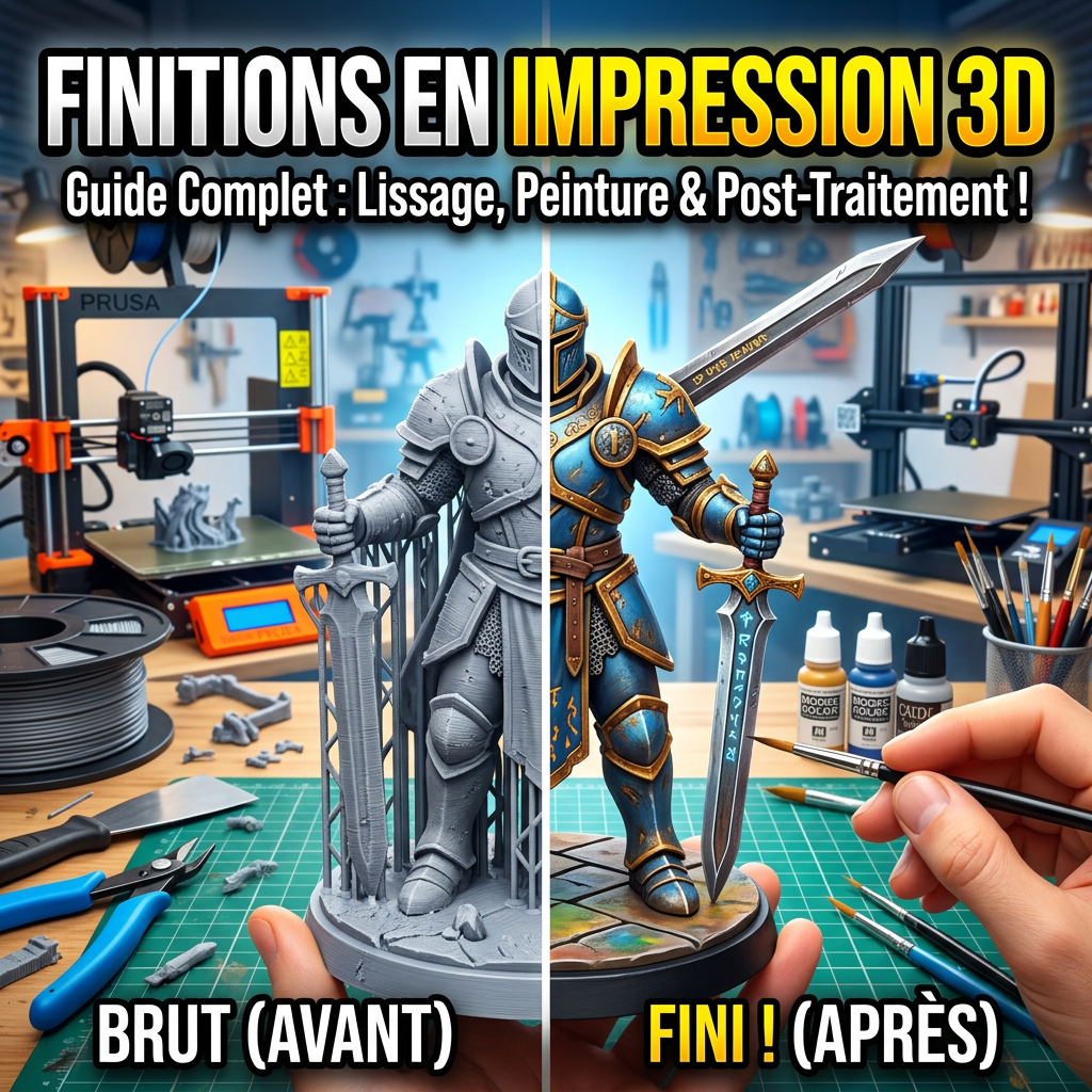 Finitions en impression 3D