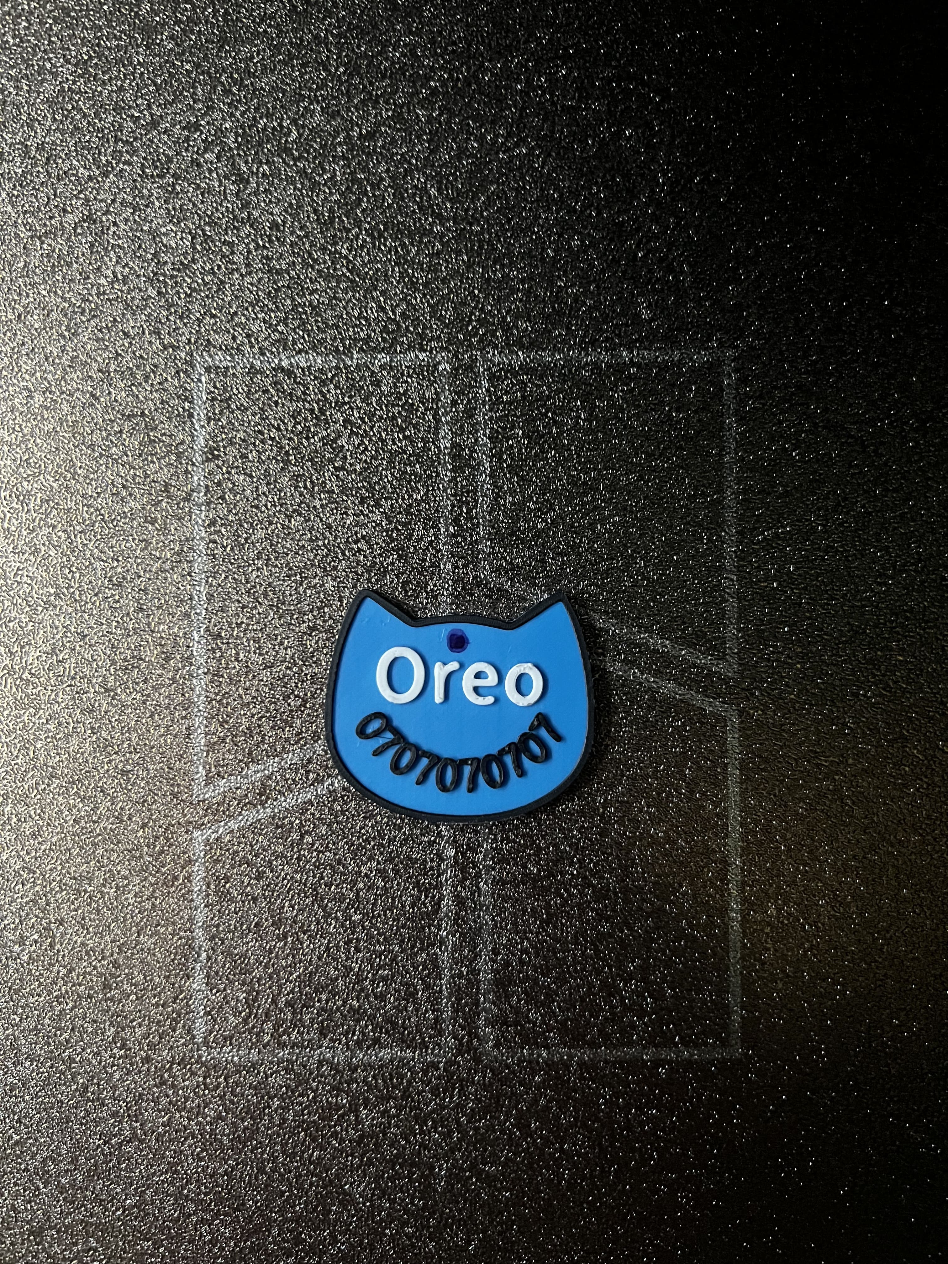 Badge Collier Chat Personnalisé