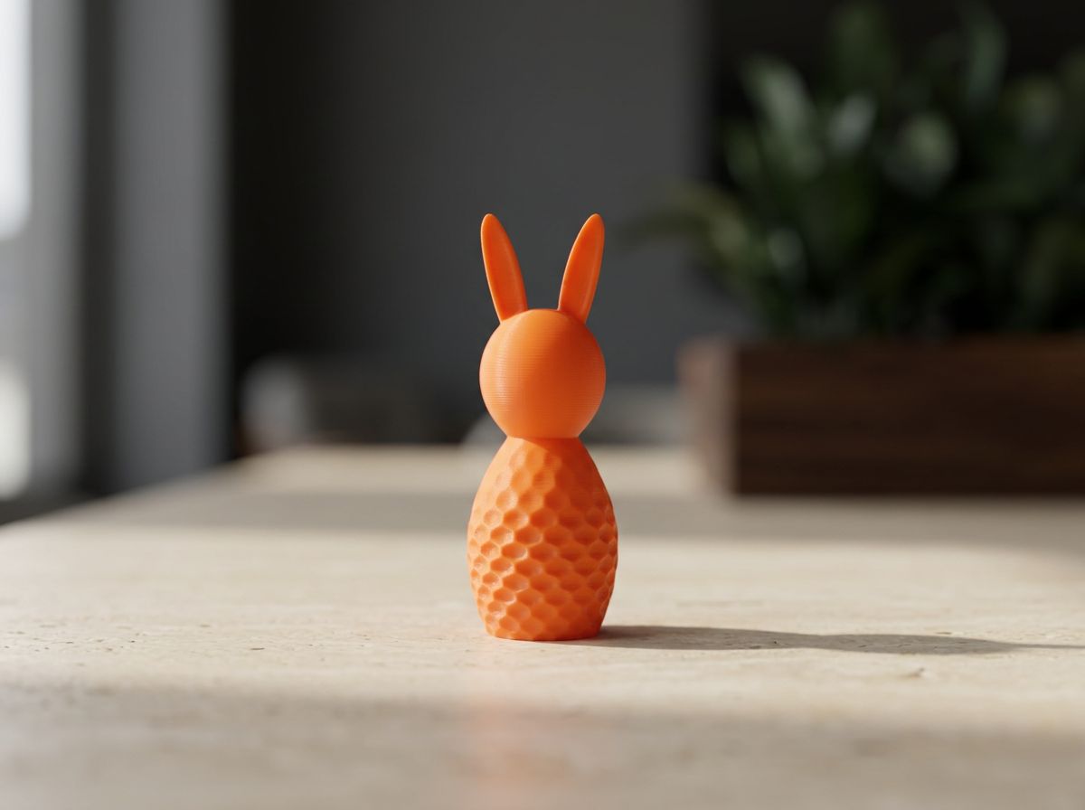 Lapin de Pâques décoratif - Impression 3D Plyxi3D - photo 1