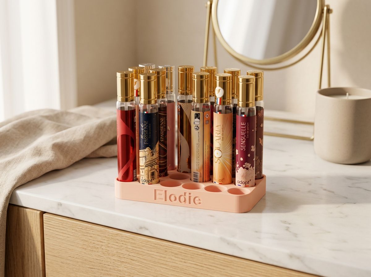 Organisateur de 18 parfums type Adopt - Impression 3D artisanale Plyxi3D