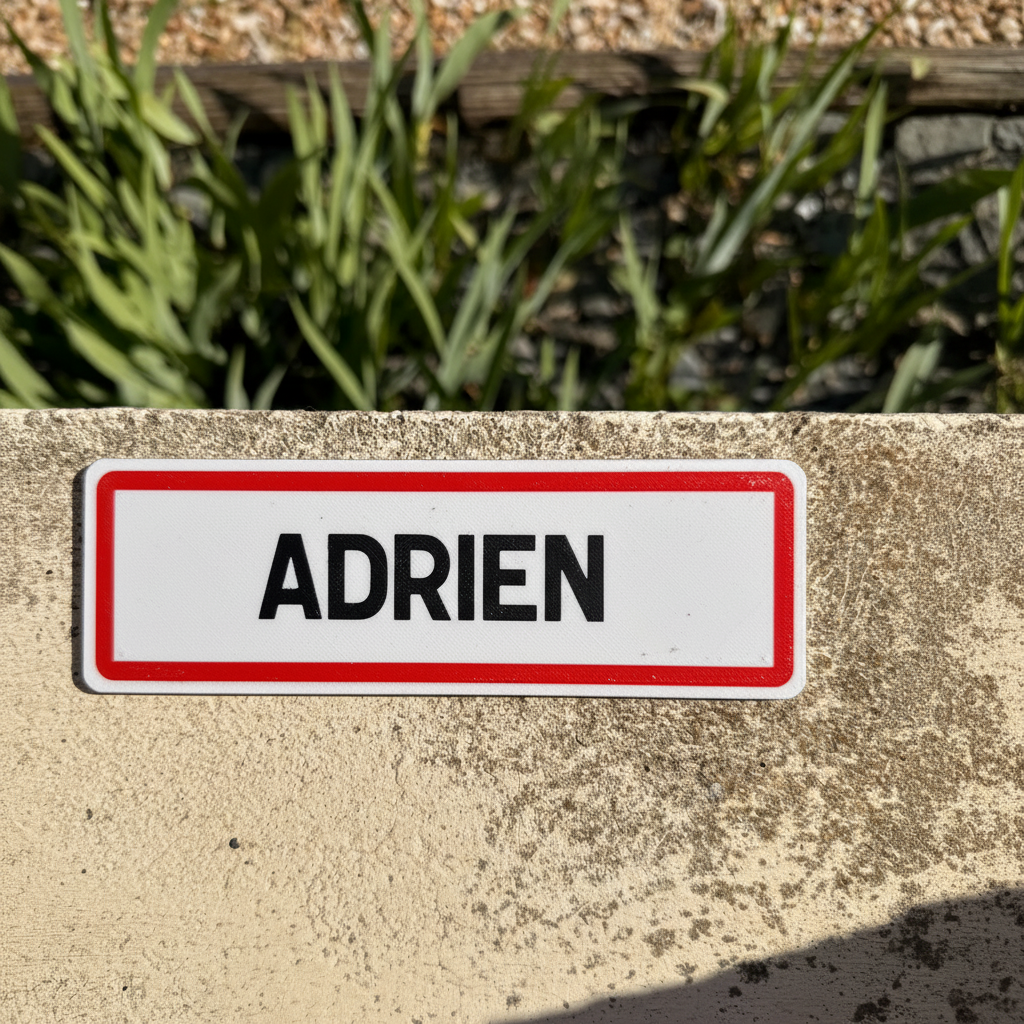 Panneau de Ville Personnalisé - Créez Votre Nom de Ville - Impression 3D artisanale Plyxi3D