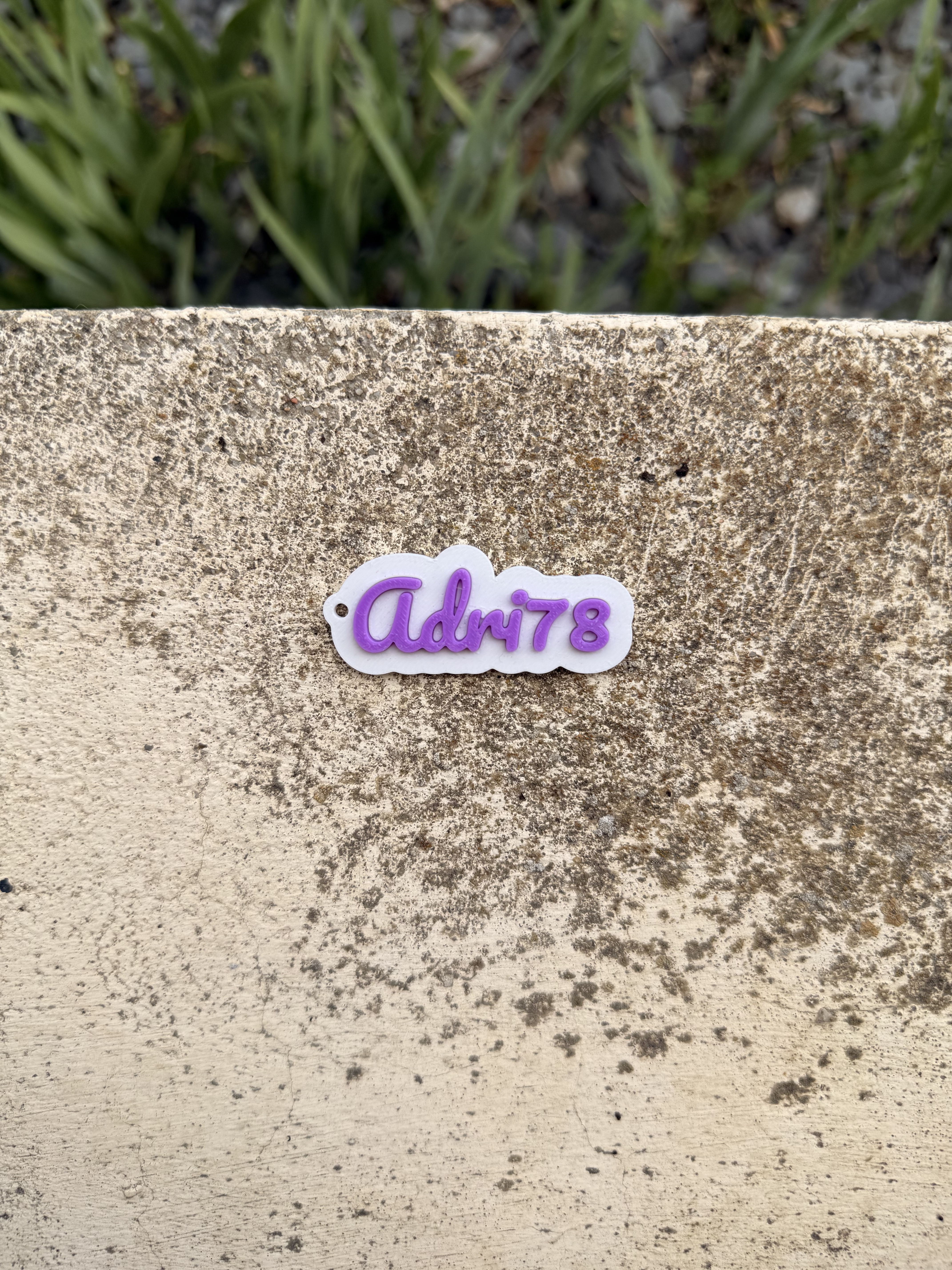 Porte clé Prénom - Impression 3D artisanale Plyxi3D